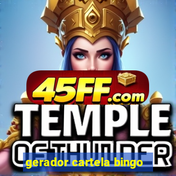 gerador cartela bingo